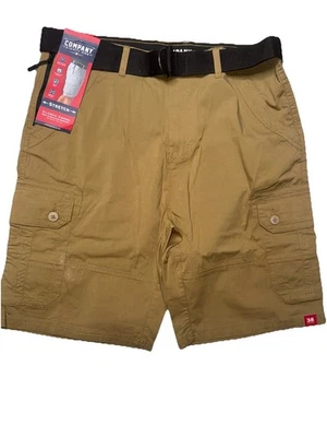 NUEVO Pantalones Cortos Company 81 Para Hombre 38 Clásicos Carga Cinturón Sueltos Elásticos Grunge T19 Foto 1 de 4