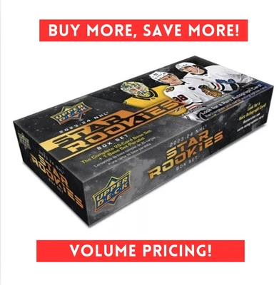 2023-24 Upper Deck NHL Star Rookies Box Set Factory Sealed (Connor Bedard) - Image 1 of 3