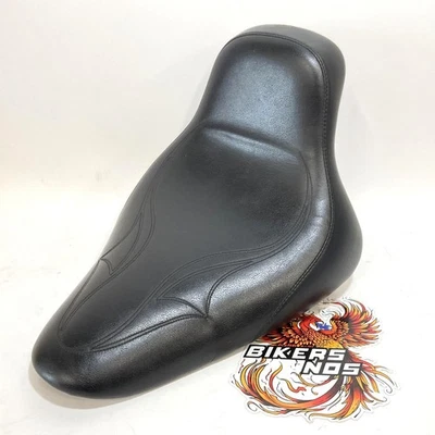 Very Nice! Genuine Harley 1987-1999 Softail Solo Seat Sweep Stitch Pattern - Image 1 of 4