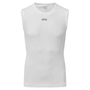 Dhb Women's Lightweight Mesh Sleeveless Baselayer - White - UK Size 14 - Picture 1 of 9