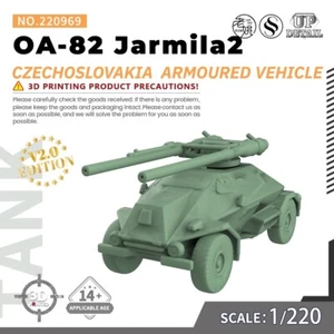 Z Scale Military Model Kit Czechoslovakia OA-82 Jarmila2 Armoured Vehicle GAMES - Picture 1 of 5