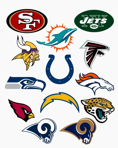 New NFL officially licensed 8-inch outdoor rated logo magnet pick your team Cover