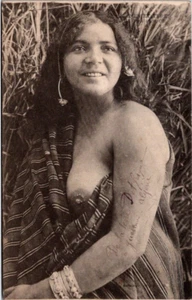 North Africa nude Beauty arab Girl ethnic original early 1910s photo postcard - Picture 1 of 2