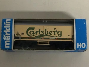 MÄRKLIN H0 4530 CARLSBERG BIERKESSELWAGEN - VAGONE BIRRA - BIERWAGEN - Bild 1 von 3