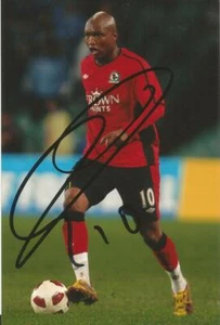 BLACKBURN: EL-HADJI DIOUF SIGNED 6x4 ACTION PHOTO + COA - Bild 1 von 1