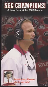 "GEORGIA BULLDOGS: SEC CHAMPIONS LOOK BACK AT THE 2002 SEASON BRAND NEW VHS TAPE - Picture 1 of 2