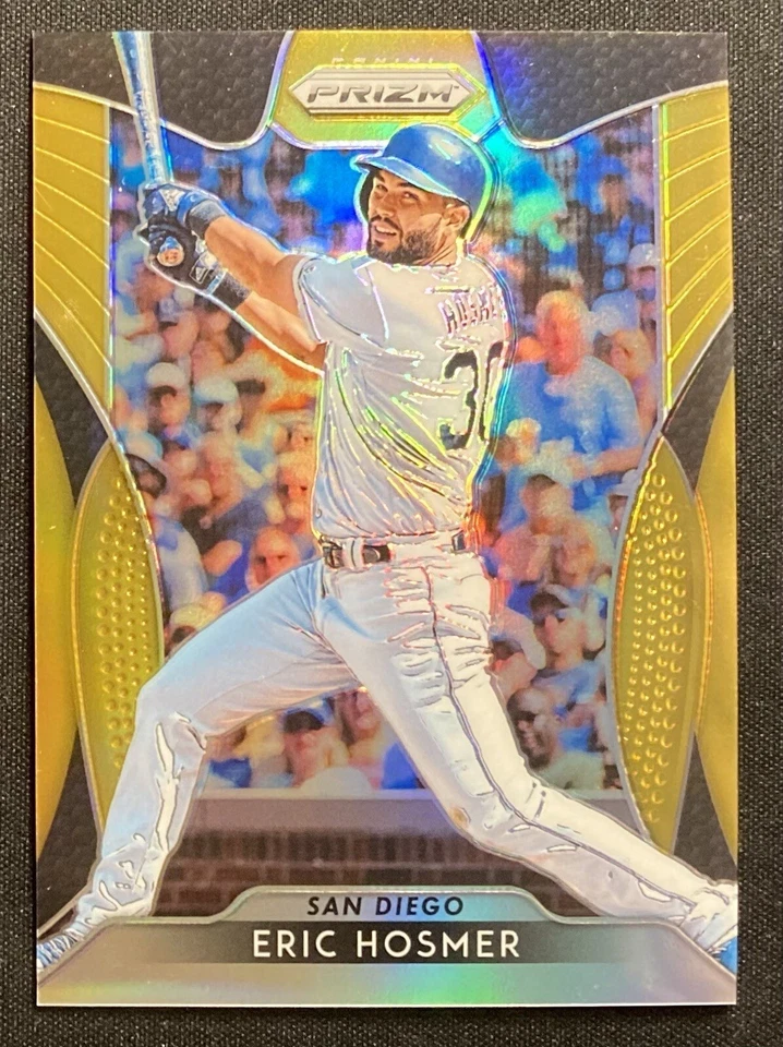 2019 PANINI PRIZM ERIC HOSMER GOLD PRIZM SAN DIEGO PADRES #1/10 - Imagem 1 de 3