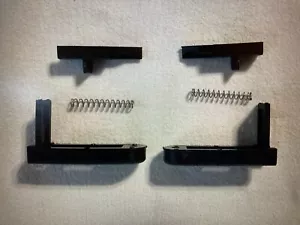83-607BA, Window Slide Tilt Latch, 2-9/32” x 3/4", Black, 2-Pack (Left & Right) - Picture 1 of 7