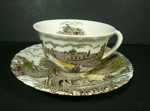 Vintage Myott England's Charm Staffordshire Ware Cup & Saucer - Picture 1 of 7
