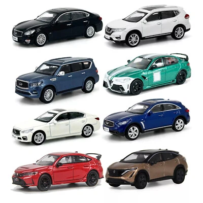 Modelo de coche fundido a presión Paudi Nissan Infiniti Series escala 1/64 QX80 Patrol QX70 QX60 Foto 1 de 4