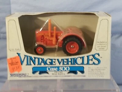 NEW 1985 Ertl Case Model 500 #2510 Vintage Vehicles 1/43 scale - Image 1 of 4