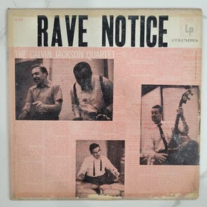 The Calvin Jackson Quartet - Rave Notice Vinyl LP - 1956 - Mono- Columbia CL 824 - Bild 1 von 6