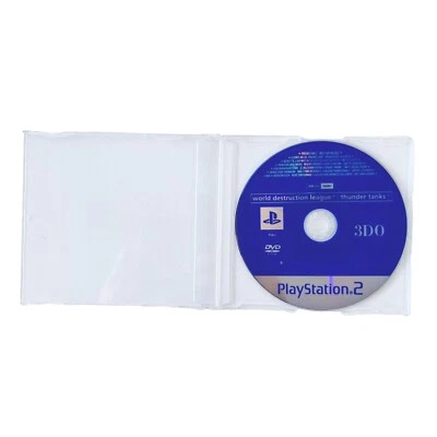 WDL World Destruction League: Thunder Tanks PS2 Promo Disc Only | RARE  - Image 1 of 4