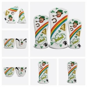 PRG GOLF ORIGINAL GLÜCK CHARM IRLAND FAHRER, FAIRWAY, RETTUNG, PUTTER KOPFABDECKUNG - Bild 1 von 9