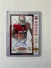 2014 Panini Contenders Carlos Hyde Rookie Ink on-card Auto 02/25 RC Ohio State