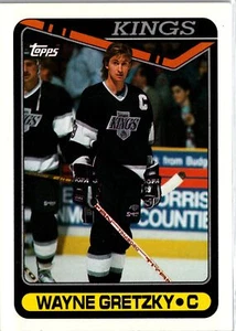 Wayne Gretzky 1990-91 Topps #120 Los Angeles Kings casi como nuevo o mejor - Imagen 1 de 2