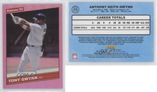 2020 Panini Donruss Retro 1986 Holo Pink Tony Gwynn (Base) #218.1 HOF