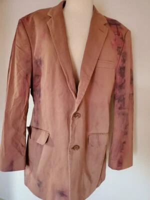 Algodón Camuflaje Traje Abrigo Blazer Tostado Caqui Marrón Rojo Gris Azul Grande XL Tie Dye Foto 1 de 4