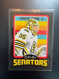 2024-25 O-Pee-Chee Retro Black #403 Linus Ullmark - #/100 - Picture 1 of 2