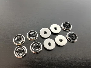 Märklin / Trix  009  Speichenrad schwarz   10mm   10 Stück   Spur H0 / N / Z - Bild 1 von 2