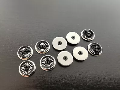 Märklin / Trix  009  Speichenrad schwarz   10mm   10 Stück   Spur H0 / N / Z - Bild 1 von 2