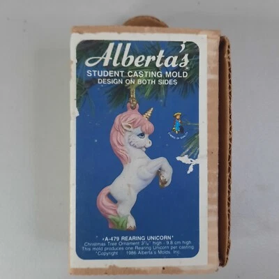 Molde de fundición Albertas cría unicornio A 479 fabricante de adornos de Navidad Foto 1 de 4
