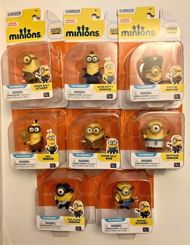 Illumination Entertainment MINIONS MOVIE  poseable figures New Cover