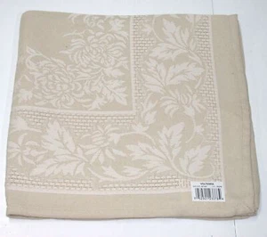 (4) Lintex Volterra Damask Napkins ~ Taupe & Ivory~ 20" x 20" Square **NEW** - Picture 1 of 1