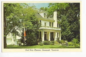 Bürgerkrieg Cherry Mansion Postkarte Savanah Tennessee - Bild 1 von 2