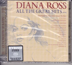 "Diana Ross All The Great Hits SACD" Japan Hybrid Audiophile CD Neu Versiegelt - Bild 1 von 2