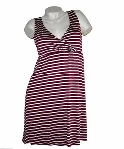 beach time Kleid Shirtkleid Gr 34 XS 36 38 S 40 M rot weiß Strandkleid neu - Bild 1 von 2