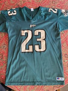 Troy Vincent Midnight Green Philadelphia Eagles Jersey Size 52 / L Russell