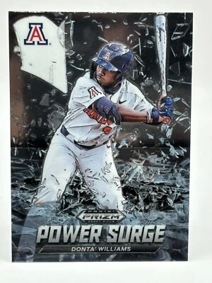 2021 Prizm Draft Picks Power Surge Insert Donta Williams #PS-DW Orioles NM - Image 1 of 2