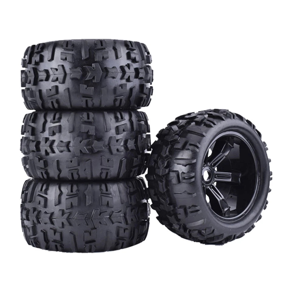 4x ZD Racing 17mm Hex Felge und Reifen für 1/8 Traxxas Monster RC Truck Cars - Bild 1 von 4