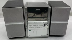 Panasonic 5 CD DISC Changer Cassette Player Radio AM/FM /TPS Stereo SA-PM18 AUX - Picture 1 of 17