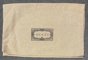 Authentic GUCCI Small Dust Envelope Bag - Size: 11” x 8” Inches - Beige Cotton - Picture 1 of 3