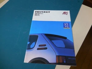 Peugeot 205 309 Japanese Brochure 20DF 20DFC 20CA 741CL 10CW ARJ - Picture 1 of 11
