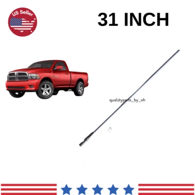 Mástil de antena de 31"" radio am/fm para Dodge RAM 1500/2500/3500 1999-2008 Foto 1 de 4