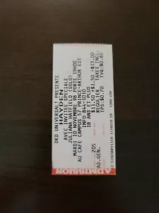 Hayden 1998, Montreal Au Cafe Campus Original Concert Ticket Stub - Picture 1 of 2