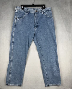 Herren Wrangler Denim Jeans Country Western Cowboy Ranch Größe 36 Taille - Bild 1 von 11