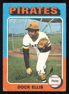 1975 Topps #385 Dock Ellis - Very Good