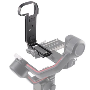 Vertical Quick Release Plate Bracket for Canon R5 R6 DJI Ronin RS3 Pro Black - Picture 1 of 20