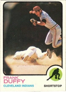 FRANK DUFFY-SHORTSTOP-CLEVELAND INDIANS-1973 TOPPS #376-VINTAGE-GREAT SHAPE - Picture 1 of 2
