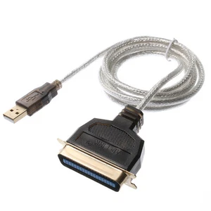 Cavo adattatore stampante parallela 1,5 m USB 2.0 a IEEE 1284 25 pin DB25 femmina PC - Foto 1 di 6