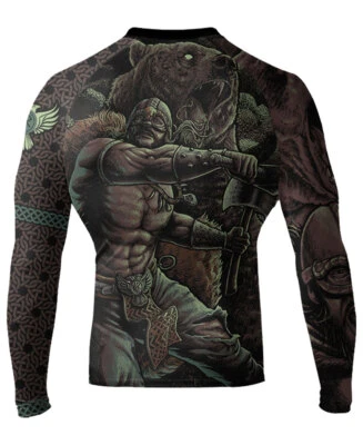 Raven Fightwear Men's Berserker BJJ MMA Rash Guard  - Image 1 of 3