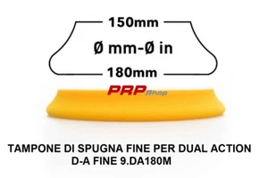 Tampone Per Lucidatura In Spugna 150/180 mm Per Finitura Rupes 9.DA180M FINE GIA - Imagen 1 de 11