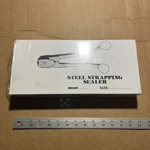 YBICO Steel Strapping Sealer 5/8" With 13” Handle Lightweight Black Steel Straps - Picture 1 of 8