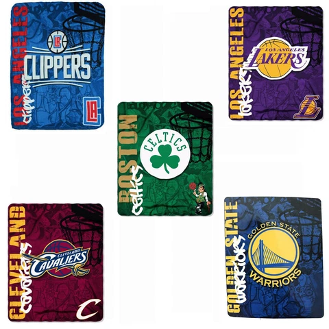 New Basketball Pick Your Team Fleece Soft Throw Blanket 50" x 60" Cover