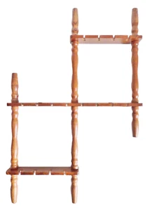 Wooden Collector's Spoon Display Rack For Sixteen 16 Spoons - Picture 1 of 9