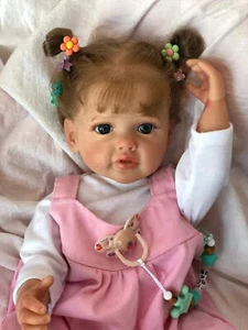 55CM Full Body Silicone Reborn Toddler Doll Princess Betty Waterproof 3D Skin - Picture 1 of 15
